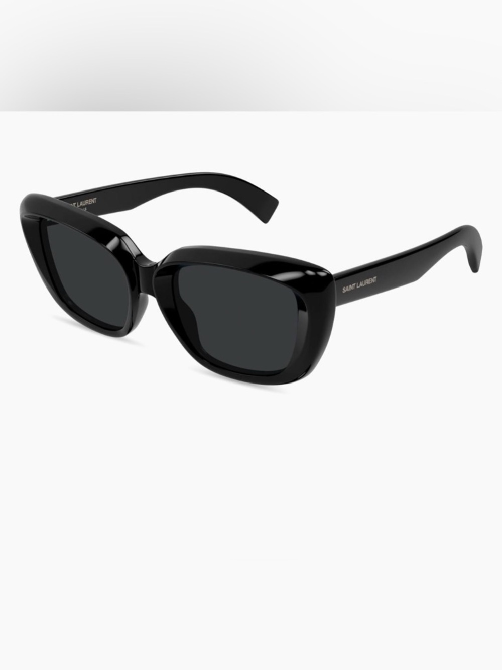 Saint Laurent Black Cat-Eye Sunglasses